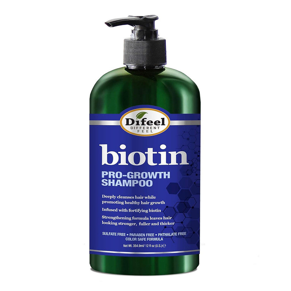 Difeel Biotin Pro Growth Shampoo, 12 Oz
